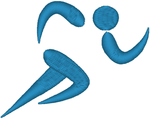 Running Pictogram #2 Embroidery Design