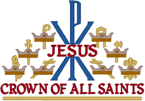 Crown of All Saints Embroidery Design