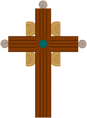 The Vracar Cross Embroidery Design