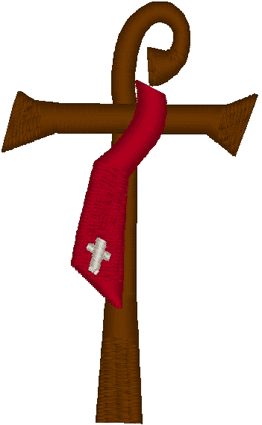 Deacon's Cross #2 Embroidery Design