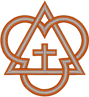 Trinity Symbol Embroidery Design