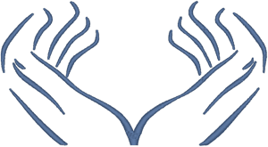 Cupped Hands Embroidery Design