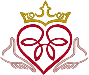 Celtic Claddagh #2 Embroidery Design