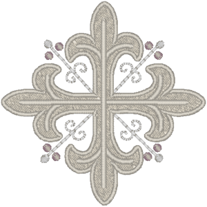 Mega Vintage Ecclesiastical Design 202  Embroidery Design