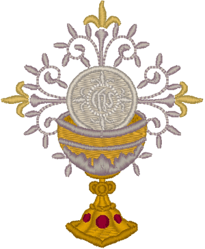 Machine Embroidery Design: Holy Eucharist Design