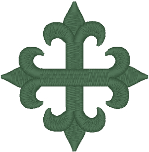 Machine Embroidery Design: Vintage Ecclesiastical Design 680
