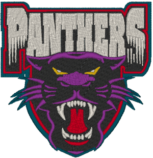 Panther #3 Embroidery Design