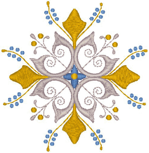 Vintage Ecclesiastical Design 880 Embroidery Design
