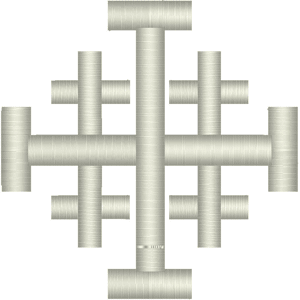 Jerusalem Cross #5 Embroidery Design