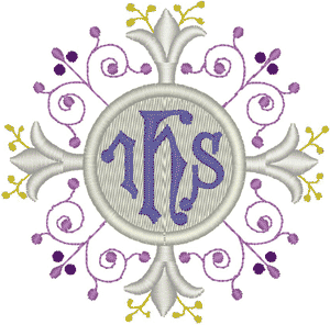 Vintage Ecclesiastical Design 819 Religious Machine Embroidery Design