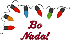 Merry Christmas in Galician Embroidery Design