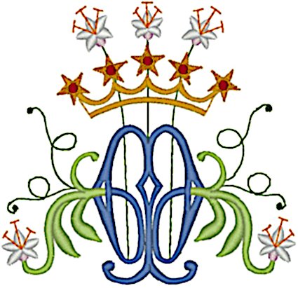Vintage Ecclesiastical Design 386 Religious Machine Embroidery Design