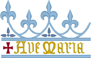 Machine Embroidery Design: Vintage Ecclesiastical Design 16
