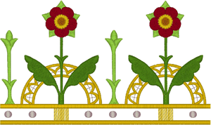Vintage Ecclesiastical Design 293 Embroidery Design