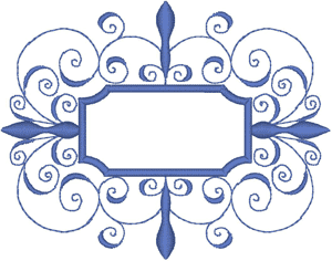 Ornate Frame #2 Embroidery Design