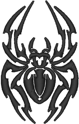 Tribal Spider #3 Embroidery Design