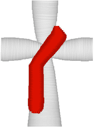 Deacon's Cross #3 Embroidery Design
