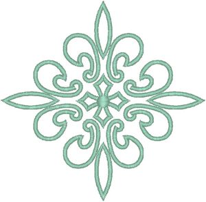 Machine Embroidery Design: Vintage Ecclesiastical Design 34