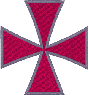 Maltese Cross #3 Embroidery Design