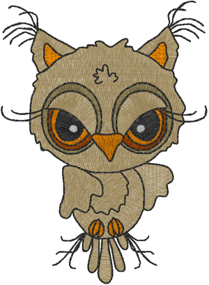Little Hooter Embroidery Design