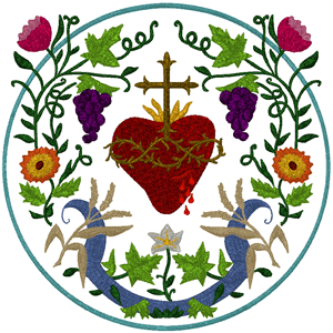 Vintage Ecclesiastical Design 1004 Embroidery Design