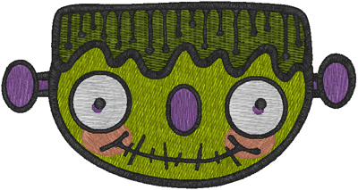 Frankenstein's Monster Embroidery Design