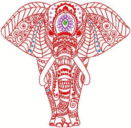 Ganesha Embroidery Design