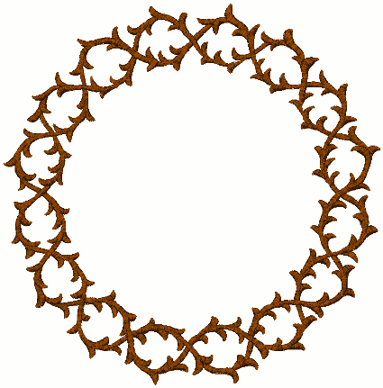 Mega Crown of Thorns #5 Embroidery Design