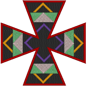 Native American Tribal Symbol 6 Embroidery Design