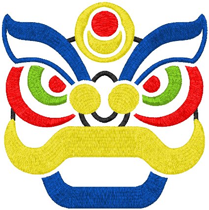 Qilin Embroidery Design