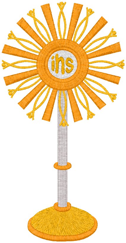 Mega Monstrance #4 Embroidery Design