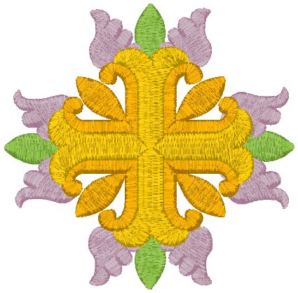 Vintage Ecclesiastical Design 601 Embroidery Design