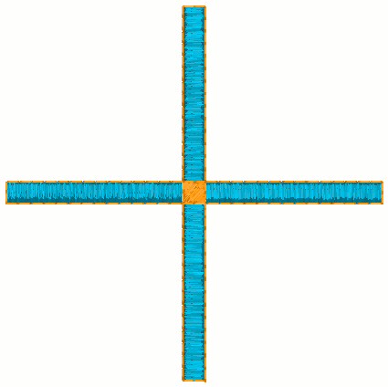 Equal-Armed Cross Embroidery Design