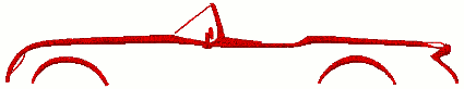 Corvette C1 Generation Outline Embroidery Design