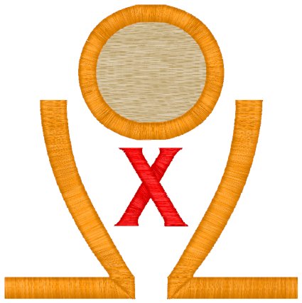 Chalice & Wafer Embroidery Design