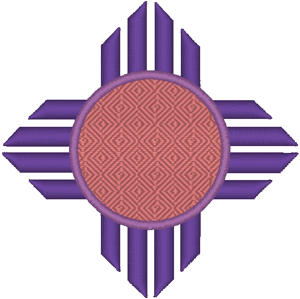 Native American Sun 3 Embroidery Design