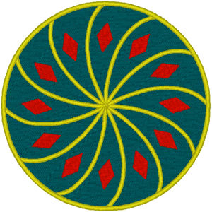 Native American Rosette 2 Embroidery Design