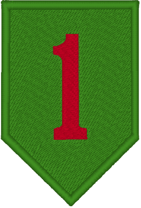 1st Infantry Division Design Embroidery Design