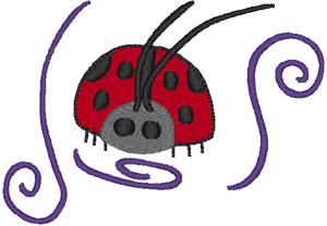 Ladybug Embroidery Design