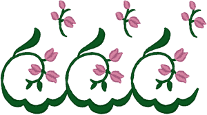 flower border embroidery designs