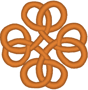 Celtic Round Knot  Embroidery Design