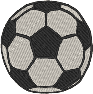 Soccer Ball Embroidery Design
