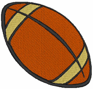 Football Embroidery Design