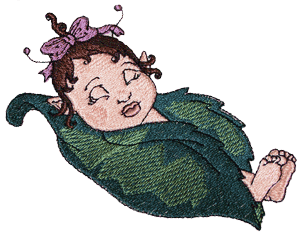 Little Tweed Fairy Embroidery Design