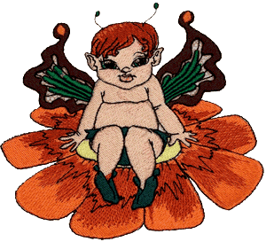 Kipper Fairy Embroidery Design