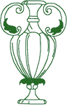 Green Vase #2 Embroidery Design