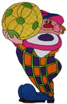 Machine Embroidery Design: Beachball Clown