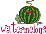Madcap Cookery: Watermelons Embroidery Design