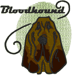 Bloodhound Embroidery Design