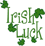 Irish Luck Embroidery Design